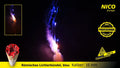 Römisches Lichterbündel, blau